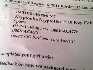 Gift Message from Dad