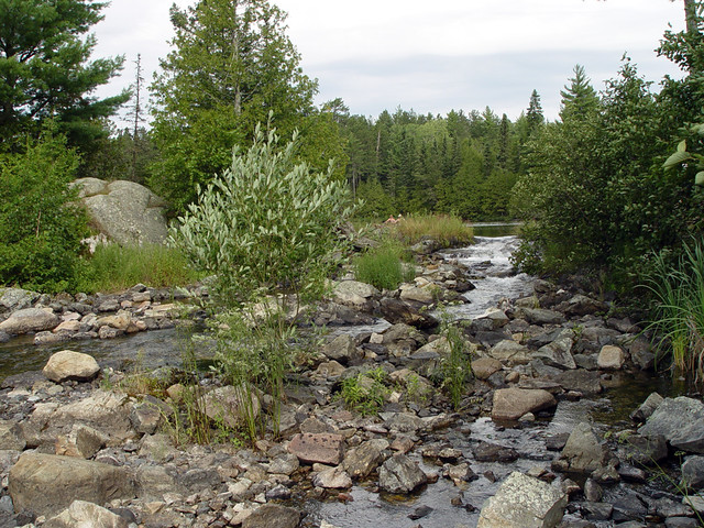 Stream connecting Knife Lake to Ottertrack Lake
