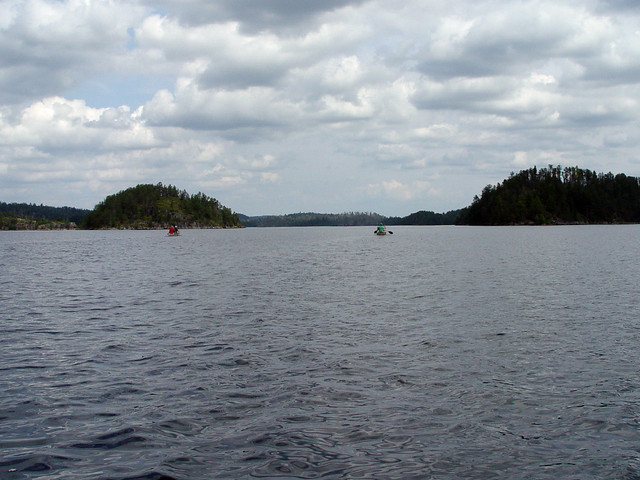 Canoeing Knife Lake