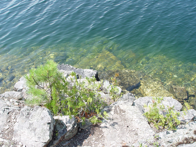 The swimming hole at the 2nd campsite we found