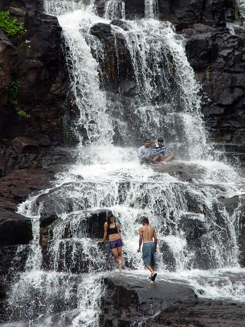 People in Gooseberry Falls