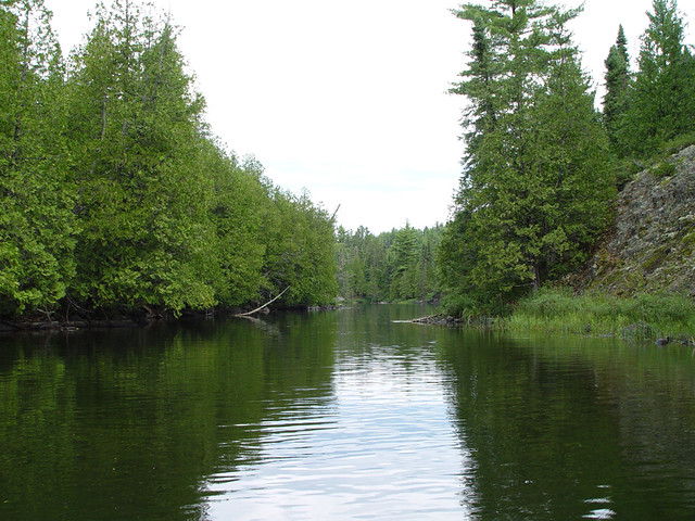 Entering Ottertrack Lake