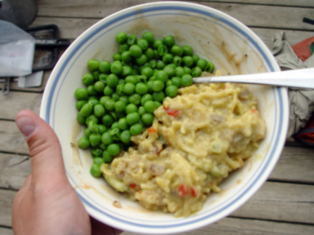 Peas and Turkey Tetrazzini