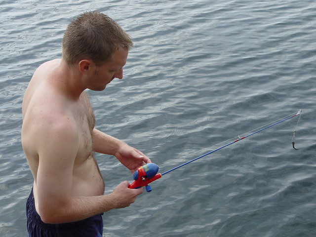 Will with the Spiderman pole