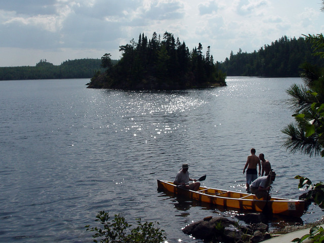 At our first camp site
