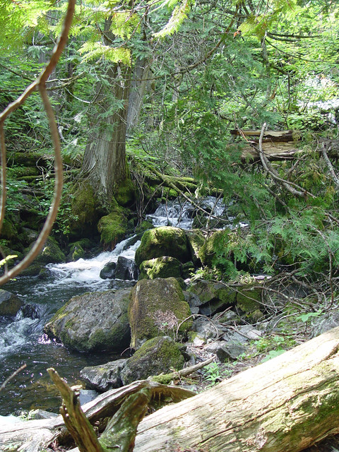 Waterfalls between Hanson and South Arm Knife Lake