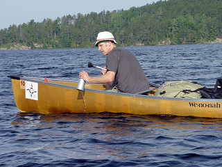 Chris Omtvedt - Chris dipping for water