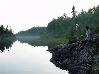 frame - Hangin out outside our campsite
