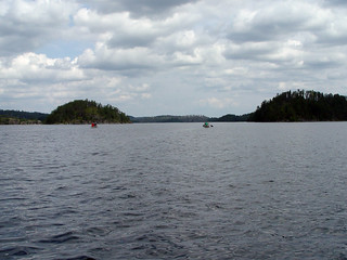 Canoeing Knife Lake