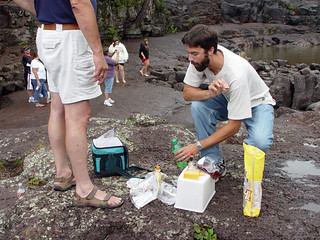 Lunch at Gooseberry Falls