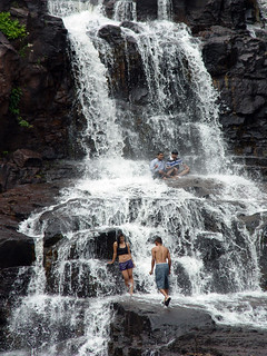 People in Gooseberry Falls