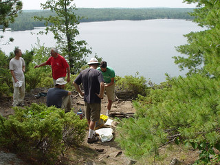 Lunch on top of Thunder Point