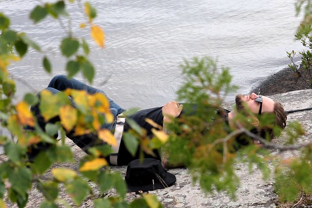 Chillin by the water