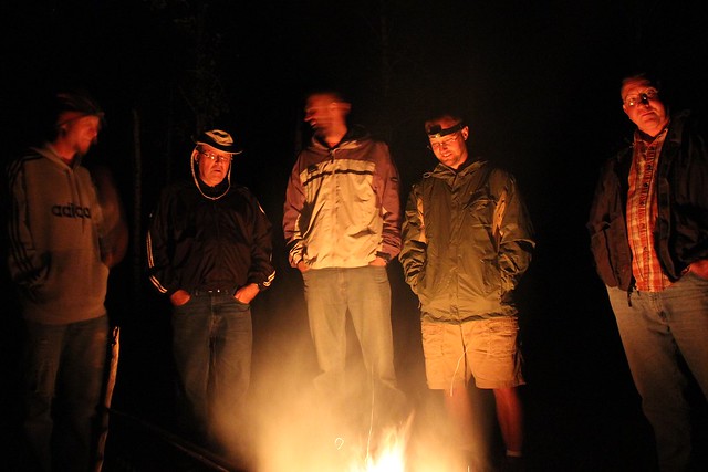 Chillin around the fire