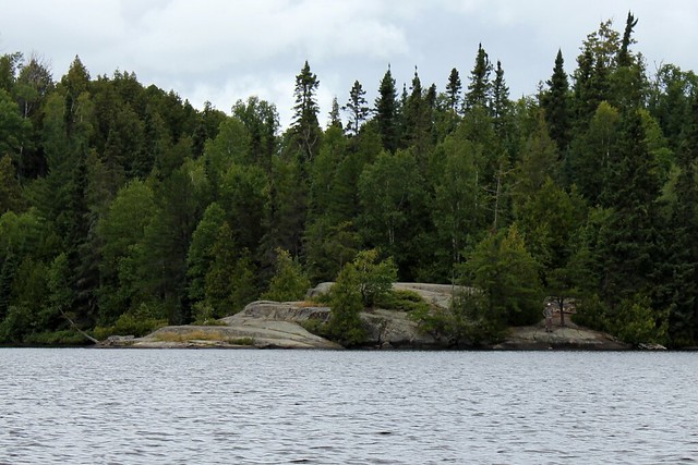 Checking out our potential second campsite