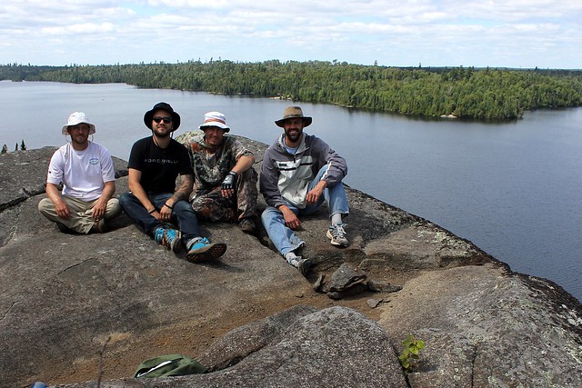 At the top of the Winchell Lake cliff