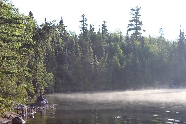 Josh taking some morning notes