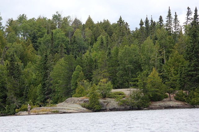 Chris letting us know this camp site's a keeper
