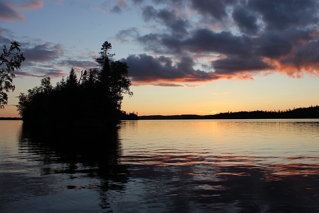 Sunset on Brule Lake