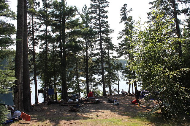 Chilling around camp