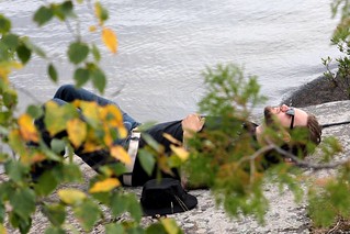 Chillin by the water