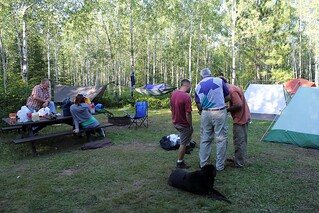 A night of camping with Kelly and Chelsea before entering the BWCA