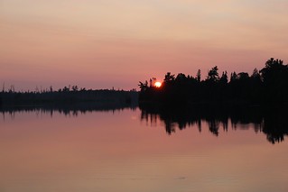 Sunset - Sunset over Gaskin Lake