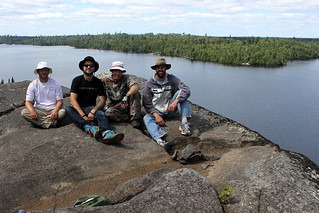 At the top of the Winchell Lake cliff