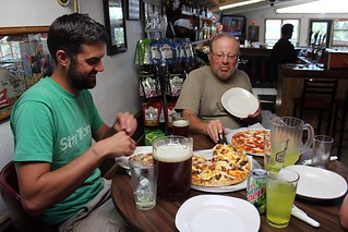pizza - First orders of business: Dewski, Pizza, Cold Beer.