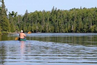 Paddling around Horseshoe Lake