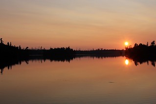 Sunset - Sunset over Gaskin Lake