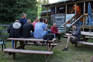 Chris Omtvedt - Hanging out at Trail Center