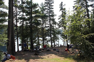 Chilling around camp