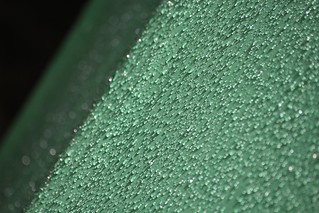 Rain - Beads of water on our rain fly