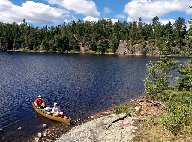 Checking out a campsite