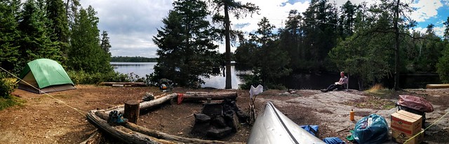 Campsite on Lake Polly