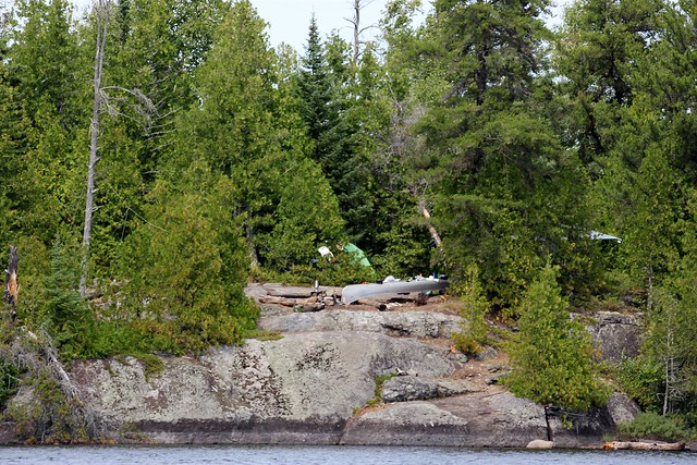 Our campsite on Little Sag