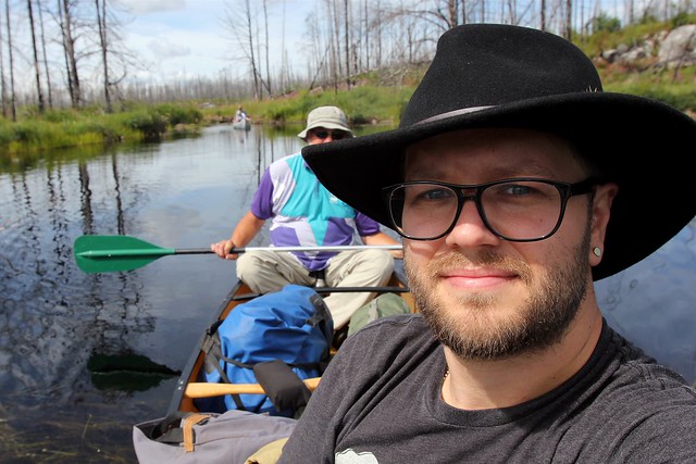 Haven't quite figured out the full brim selfie