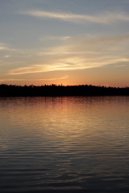 Sunset on Tuscarora Lake