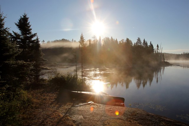 Morning sun and fog on Kivaniva