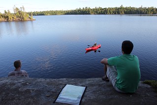 Kayaking - This dude had been out there for 2 months, with another 18 days to go