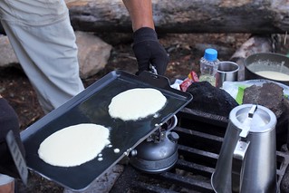 Campsite pancakes