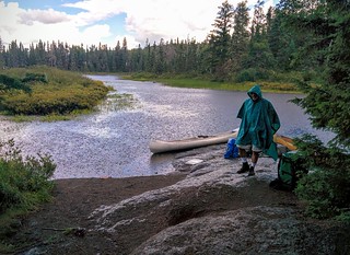 Waiting for the rain to pass through