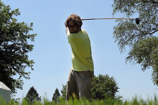 Golf - Trying out the big boy clubs