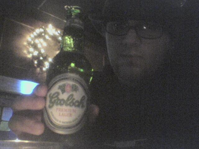 Grolsch: Stinky & sorta skunky at first, but decent taste.  Got better as I drank it.  Plus the n...