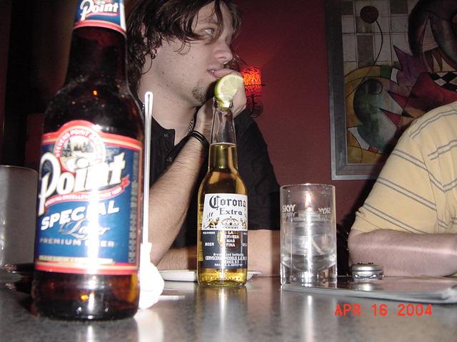 Corona: Without a lime - tastes like urine. With a lime - very good. Rating: 7