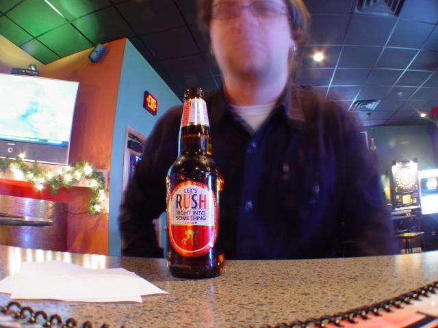 Molson Canadian: A decent lager.  Let's rush right into Something.  Rating: 6.5