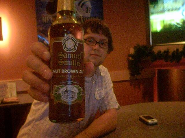 Samuel Smith's Nut Brown Ale: Reminds me of newcastle.  Good.  Rating: 7