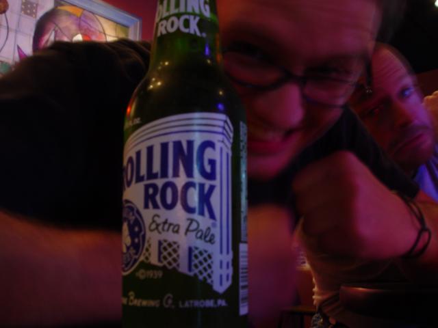 Rolling Rock: Pretty good for a green bottled beer, but still not my favorite. Rating: 6