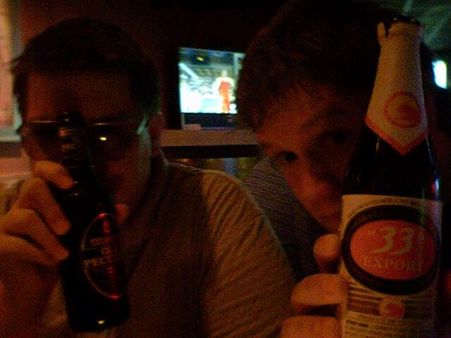 33 Export: Sorta watery, Sorta bad taste. Rating: 4